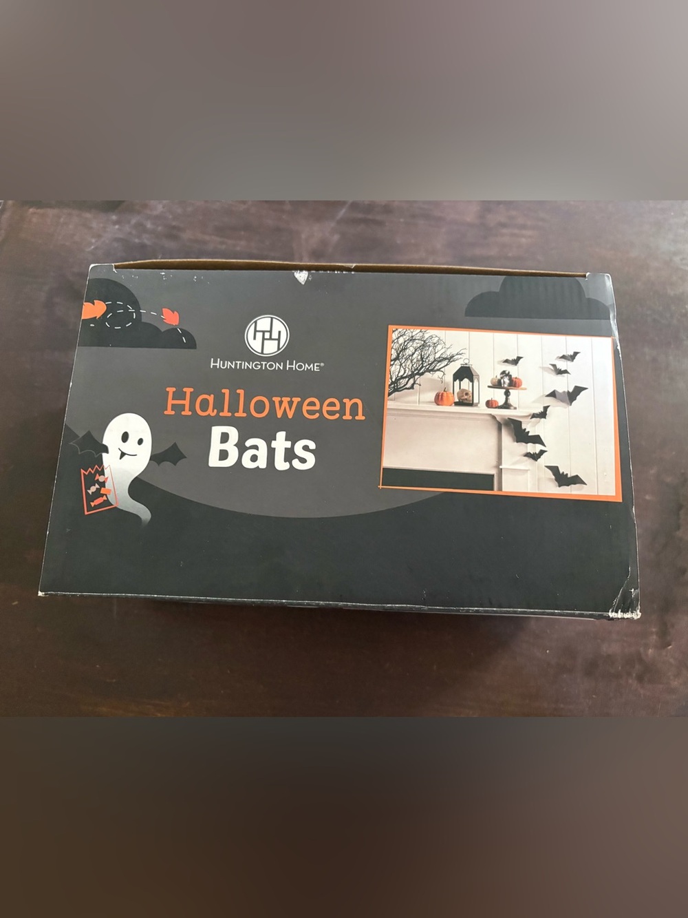 Huntington Home Aldi Halloween Bats Indoor Outdoor 8 Pieces Spooky Creepy